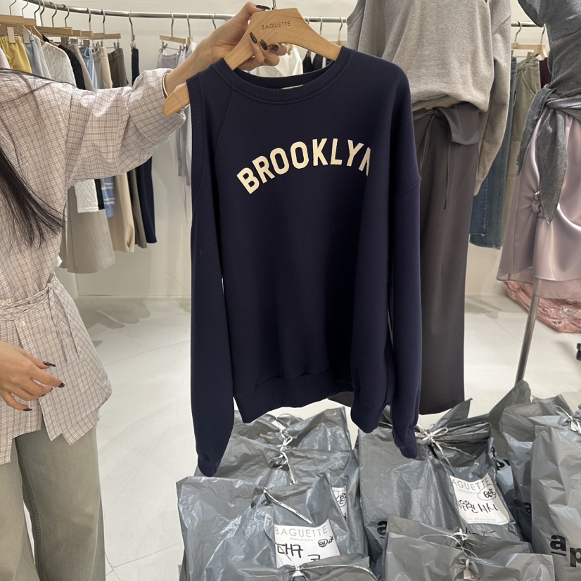 BAGUETTE-P韓國直郵㊣女裝新品時尚休閑職業真品推薦衛衣春款BAGUETTE-P衛衣圖色2