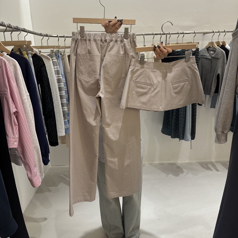 BAGUETTE-P韓國直郵㊣女裝新款熱賣26春夏套裝羊毛披肩春款套裝BAGUETTE-P套裝