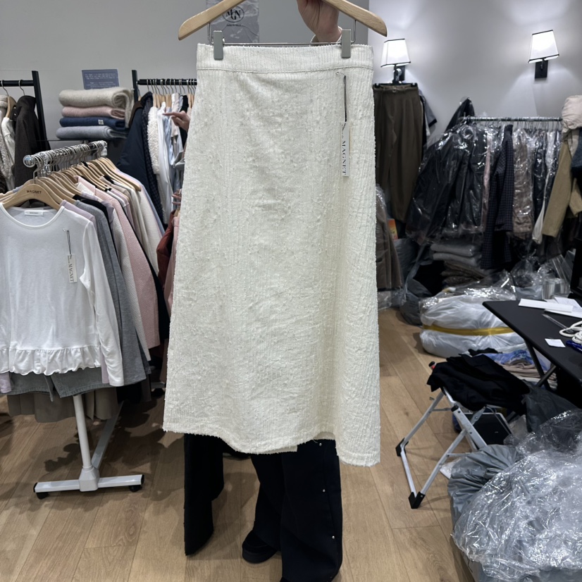 M.G.N㊣東大門代購女士新品時尚熱賣休閑人氣真品長裙春款MAGNET長裙圖色1