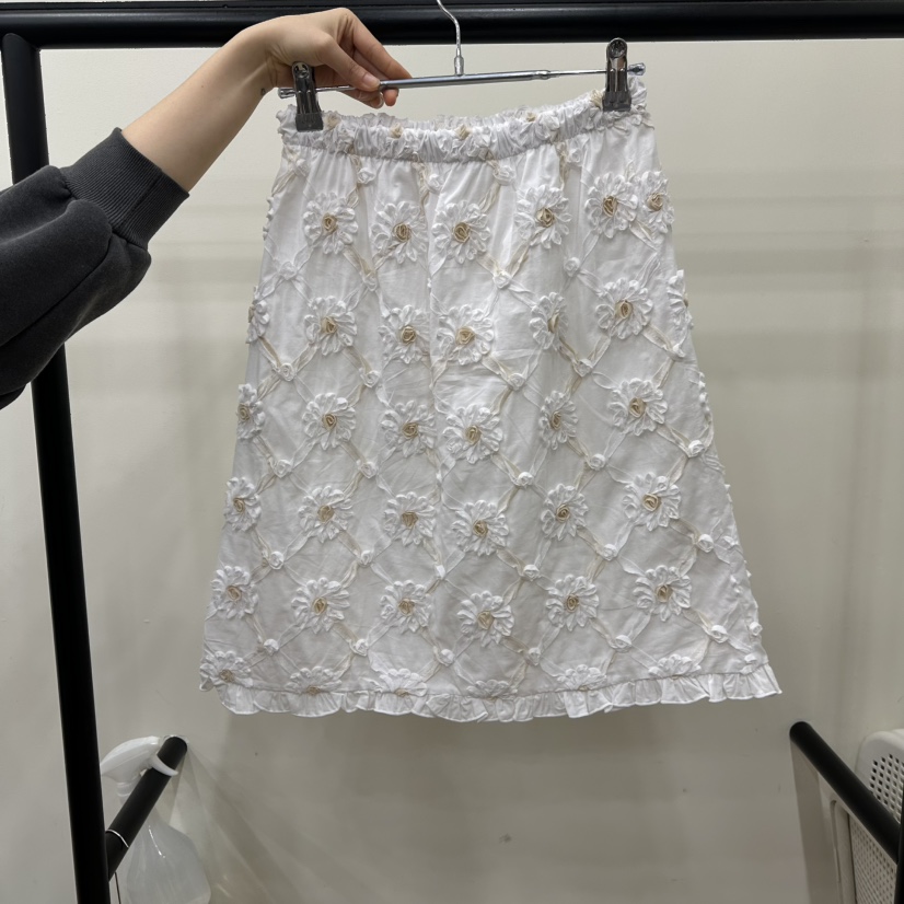 ARR㊣東大門實拍女士新款熱賣時尚人氣26春夏真品短裙春款蕾絲ARR短裙圖色1