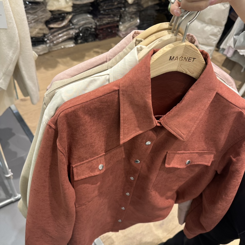 M.G.N韓國代購㊣女裝新品推薦26春夏時尚休閑襯衫蕾絲衫春款MAGNET襯衫/蕾絲衫