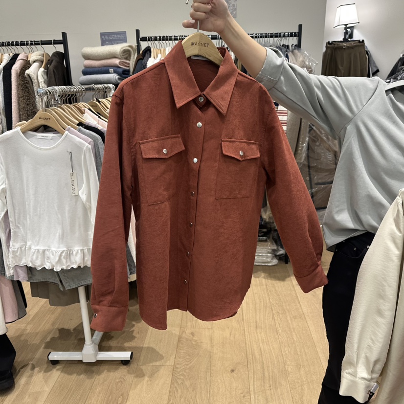 M.G.N韓國代購㊣女裝新品推薦26春夏時尚休閑襯衫蕾絲衫春款MAGNET襯衫/蕾絲衫圖色4