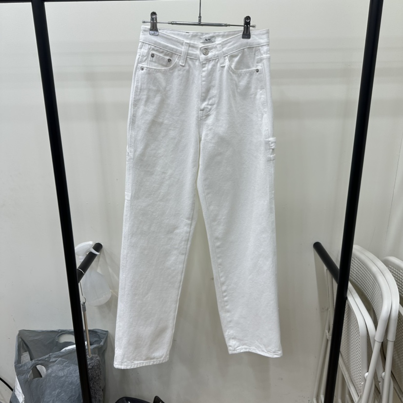 ARR韓國直郵㊣女裝新款熱賣時尚推薦職業真品26春夏牛仔褲春款ARR牛仔褲圖色1