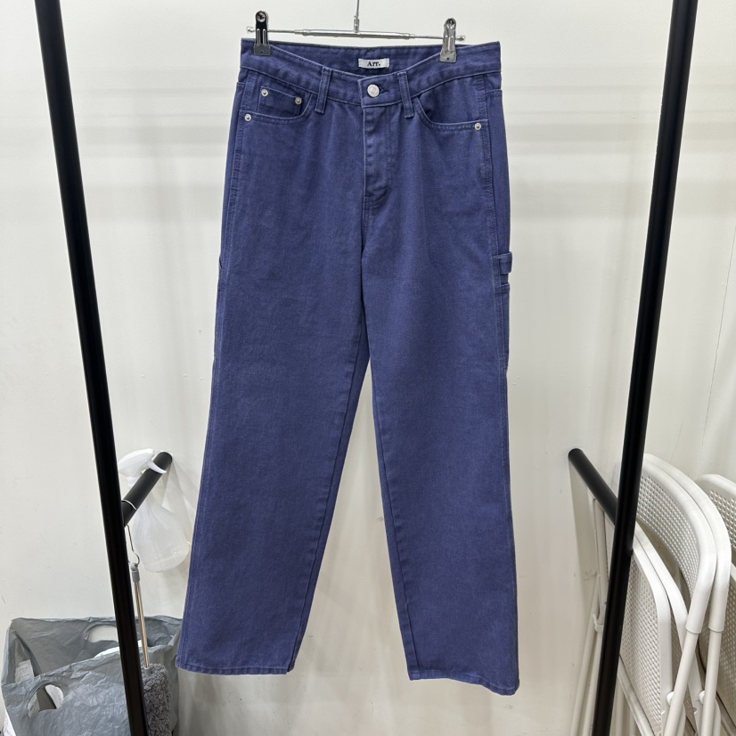 ARR韓國直郵㊣女裝新款熱賣時尚推薦職業真品26春夏牛仔褲春款ARR牛仔褲圖色2