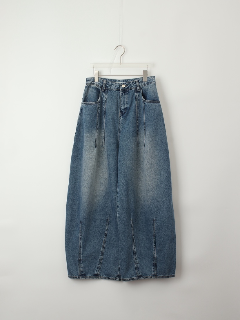 TEXTURE㊣東大門實拍女士新款熱賣休閑人氣真品職業26春夏牛仔褲TEXTURE牛仔褲圖色1