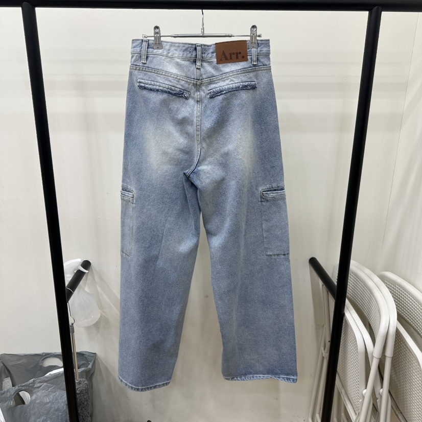 ARR韓國直郵㊣女士新款時尚26春夏推薦真品熱賣職業牛仔褲春款ARR牛仔褲