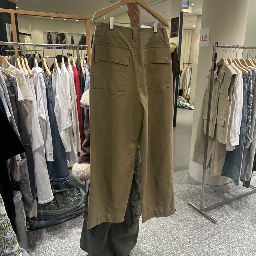 SOF韓國代購㊣女士新款人氣熱賣真品職業休閑褲拉鏈春款棉質SOF休閑褲