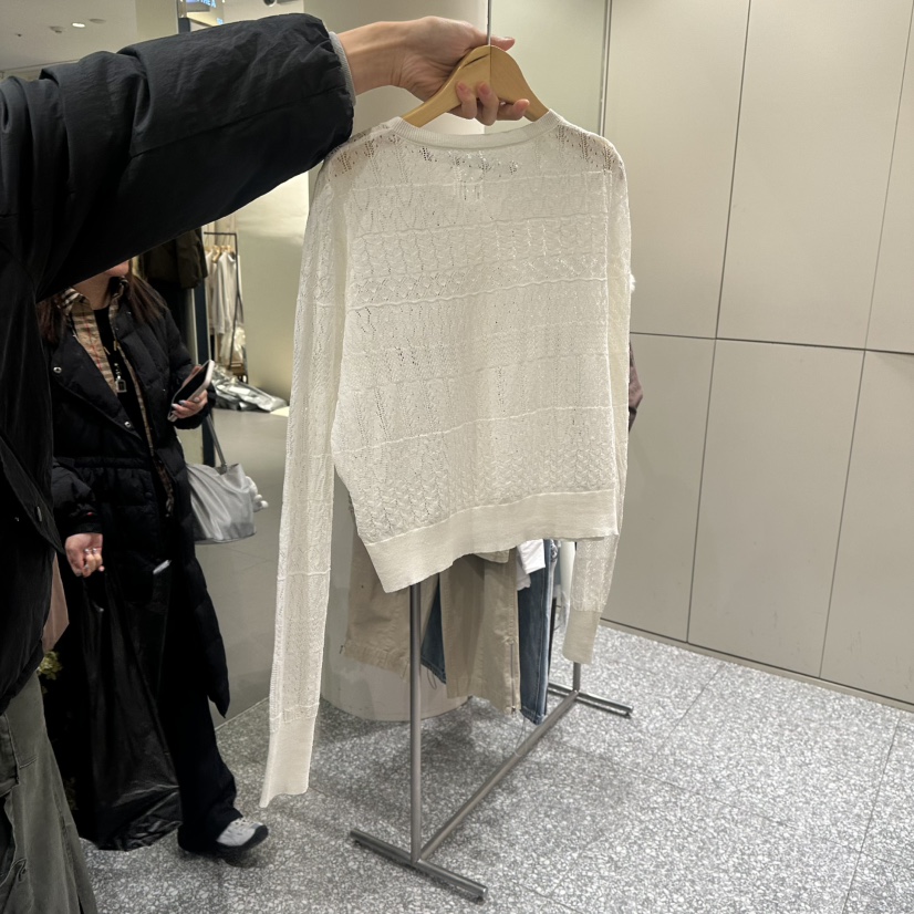 SOF㊣東大門代購女裝新款人氣推薦26春夏職業時尚針織衫春款SOF針織衫