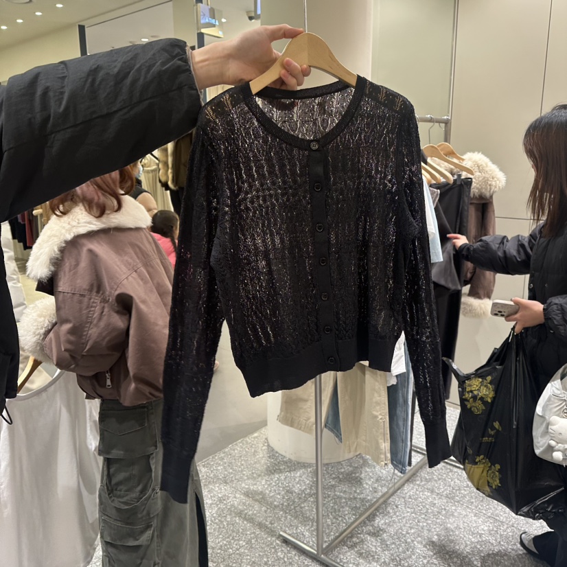 SOF㊣東大門代購女裝新款人氣推薦26春夏職業時尚針織衫春款SOF針織衫圖色3