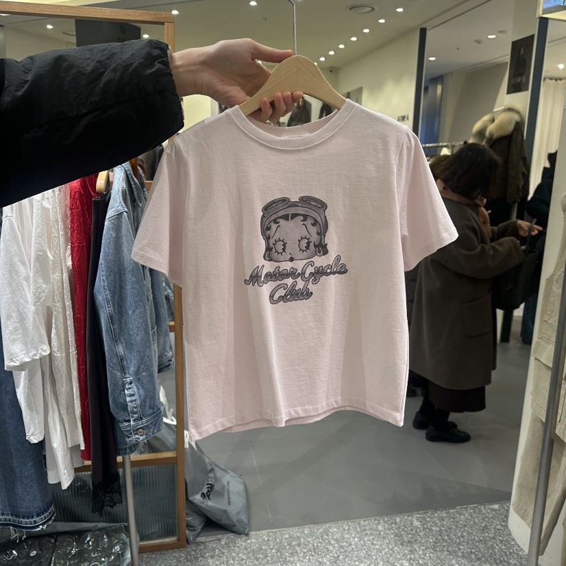 SOF東大門直郵㊣女士新款時尚休閑推薦人氣熱賣26春夏T恤春款SOFT恤圖色3