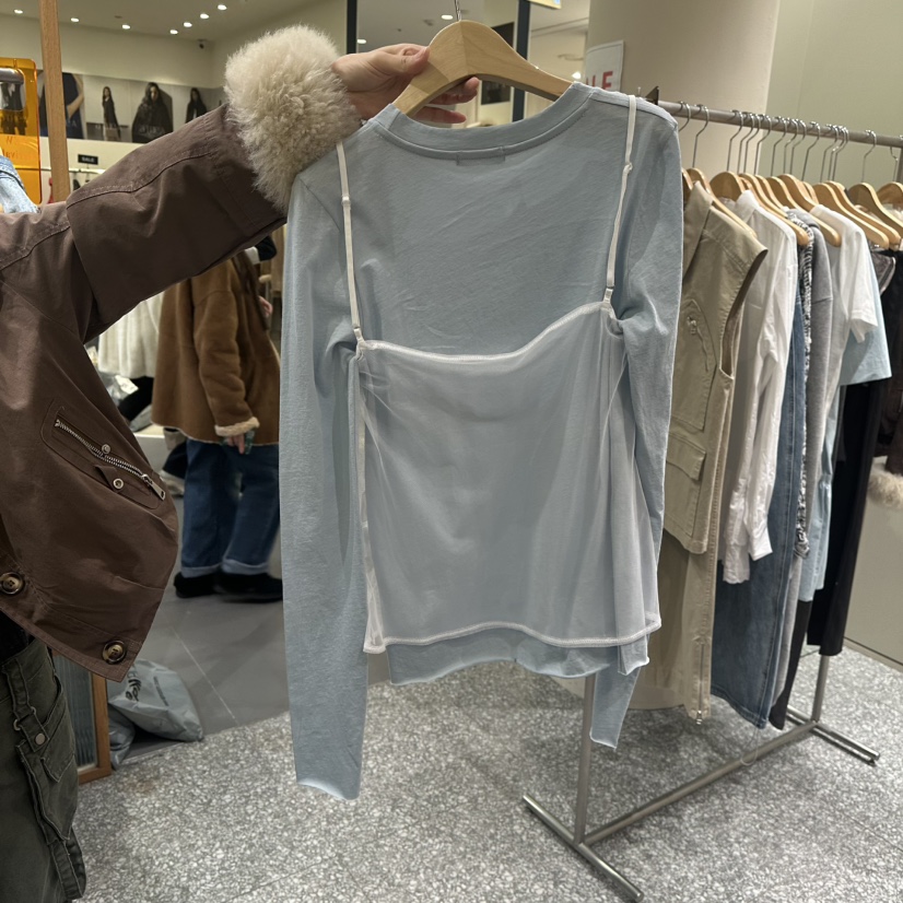 SOF韓國直郵㊣女士新款推薦休閑職業時尚吊帶背心不含內搭春款SOF吊帶/背心