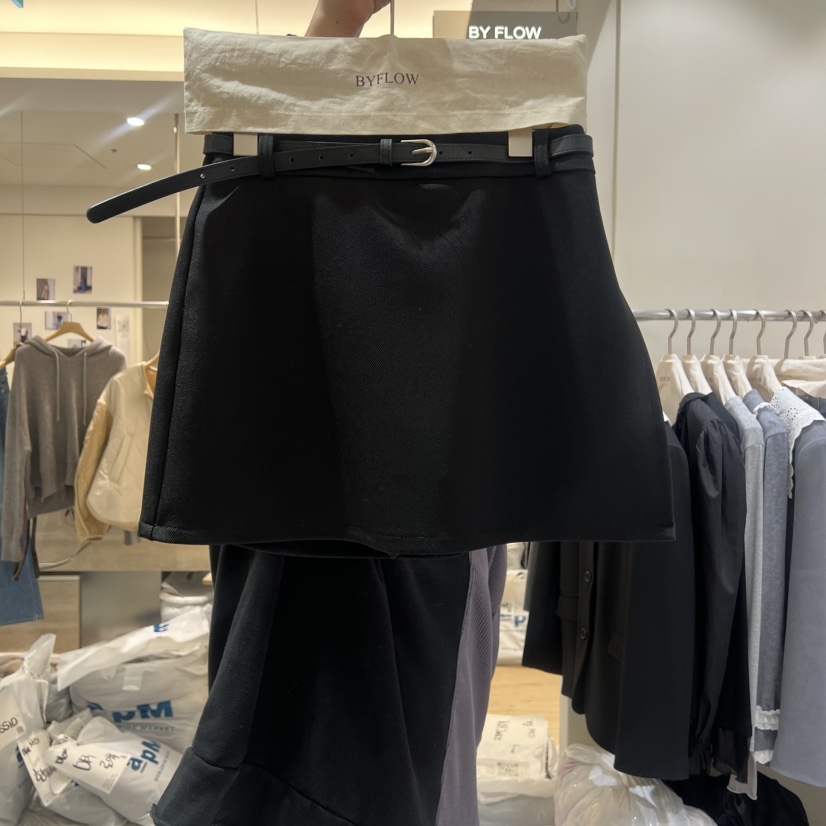 BY FLOW韓國直郵㊣女裝新款職業推薦休閑時尚熱賣真品裙褲BY FLOW裙褲圖色1