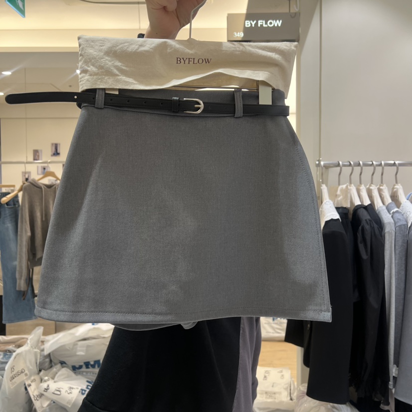 BY FLOW韓國直郵㊣女裝新款職業推薦休閑時尚熱賣真品裙褲BY FLOW裙褲圖色2