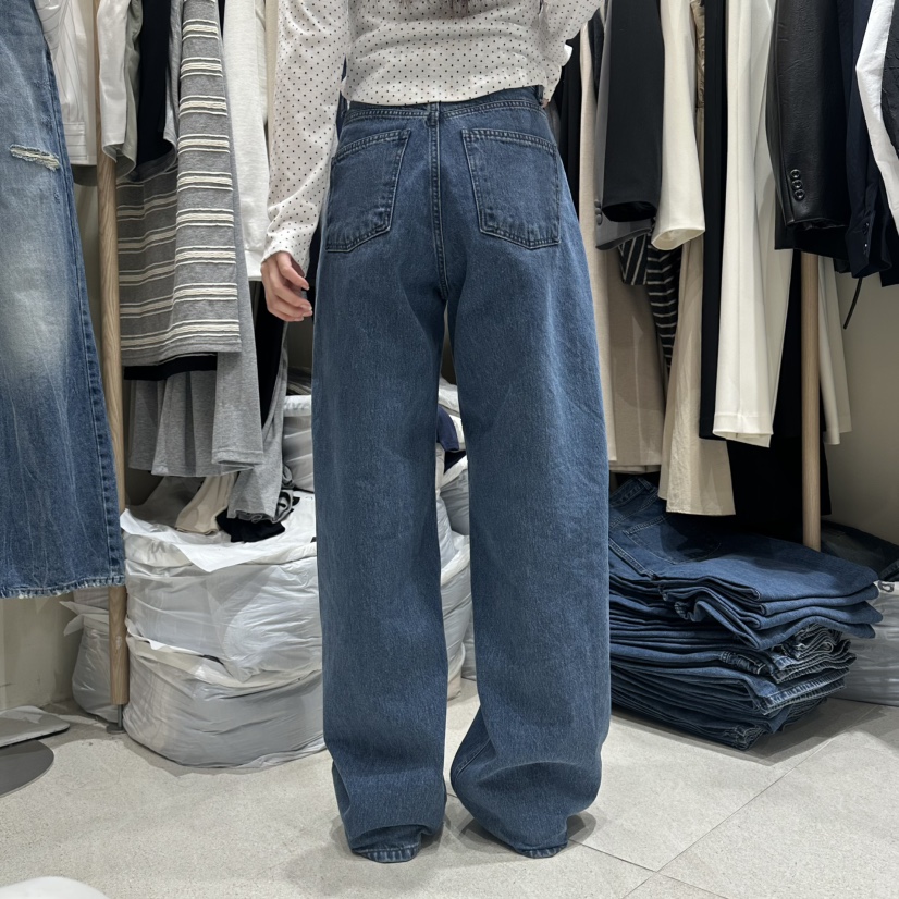 VINTAGE VIBE韓國直郵㊣女裝新款人氣休閑時尚推薦牛仔褲春款VINTAGE VIBE牛仔褲