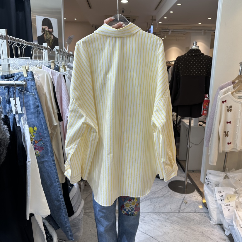 CHEAP-CHIC韓國直郵㊣女士新款真品熱賣休閑襯衫蕾絲衫春款CHEAP-CHIC/CHARLES THE SECOND襯衫/蕾絲衫