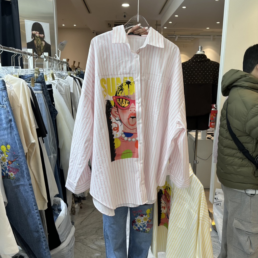 CHEAP-CHIC韓國直郵㊣女士新款真品熱賣休閑襯衫蕾絲衫春款CHEAP-CHIC/CHARLES THE SECOND襯衫/蕾絲衫圖色1