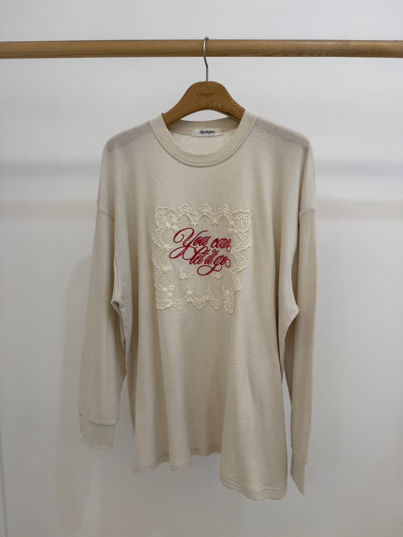 BY CHAPTER韓國直郵㊣女裝新品推薦休閑熱賣長袖T恤春款透明BY Chapter長袖T恤圖色1