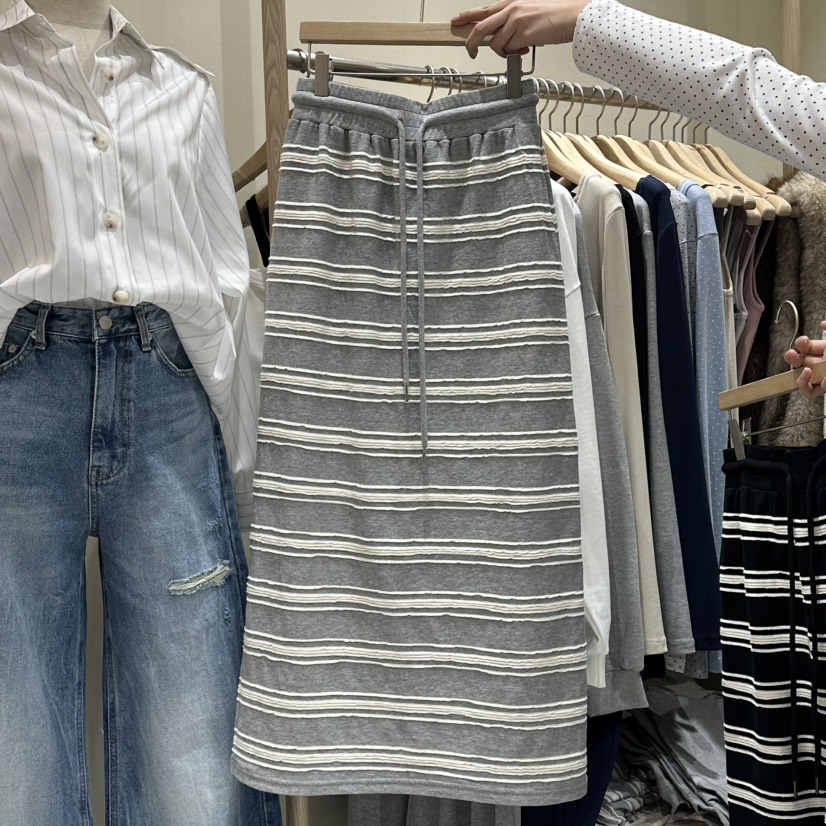 VINTAGE VIBE㊣東大門實拍女士新款熱賣時尚推薦26春夏長裙春款VINTAGE VIBE長裙圖色1