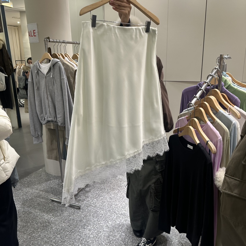 SOF韓國代購㊣女士新款26春夏時尚熱賣職業推薦人氣長裙春款SOF長裙