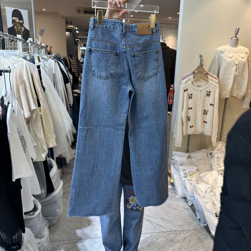 CHEAP-CHIC東大門直郵㊣女士新品熱賣人氣推薦職業牛仔褲春款CHEAP-CHIC/CHARLES THE SECOND牛仔褲