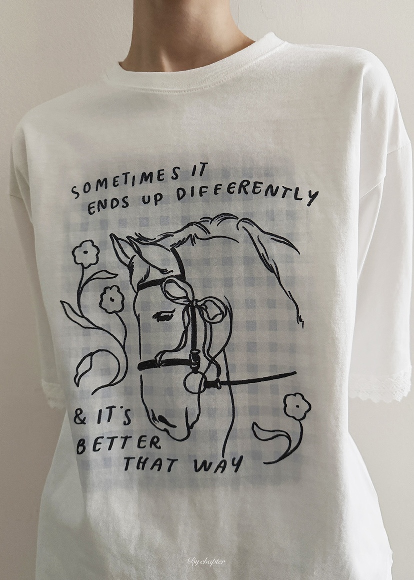 BY CHAPTER東大門直郵㊣女士新品真品職業人氣26春夏T恤春款BY ChapterT恤