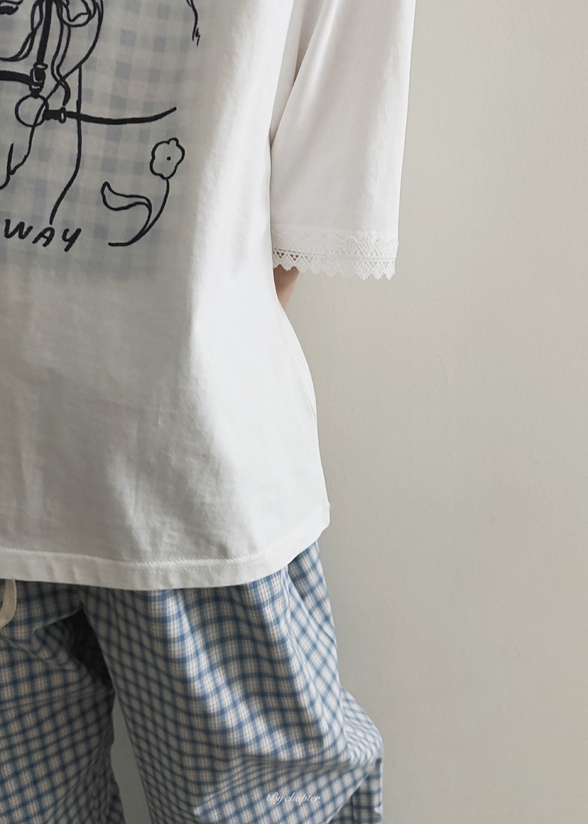 BY CHAPTER東大門直郵㊣女士新品真品職業人氣26春夏T恤春款BY ChapterT恤