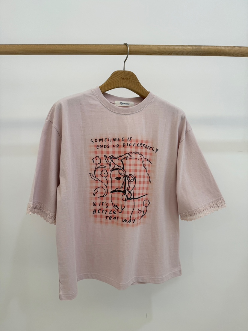 BY CHAPTER東大門直郵㊣女士新品真品職業人氣26春夏T恤春款BY ChapterT恤圖色1