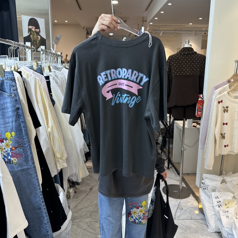 CHEAP-CHIC東大門直郵㊣女裝新品26春夏時尚人氣熱賣T恤春款CHEAP-CHIC/CHARLES THE SECONDT恤