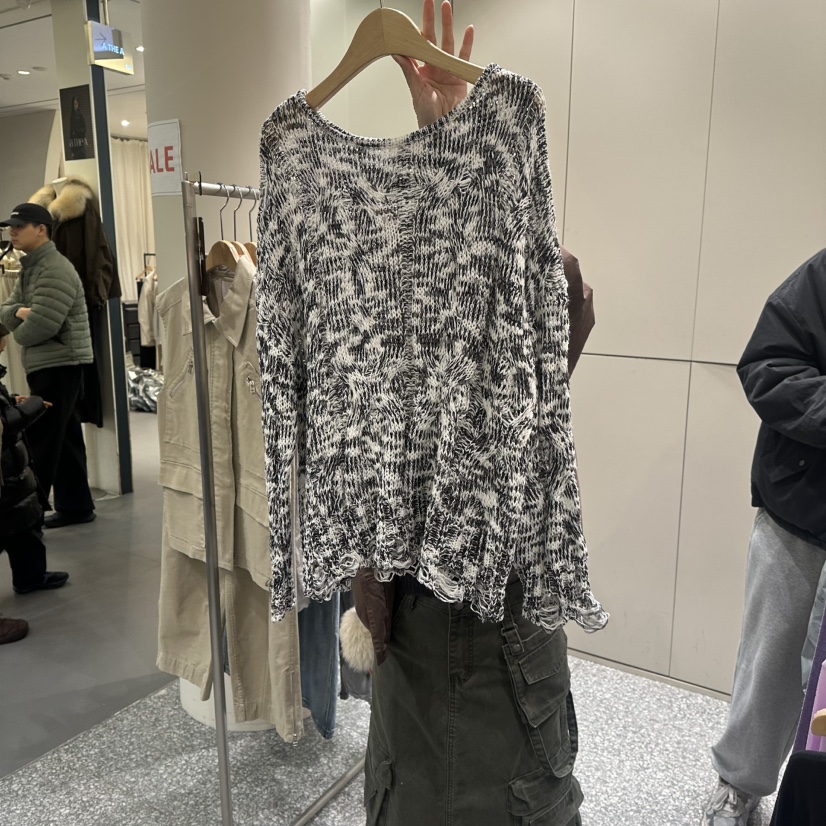 SOF㊣東大門代購女士新品推薦熱賣26春夏時尚職業休閑毛衣春款SOF毛衣圖色1