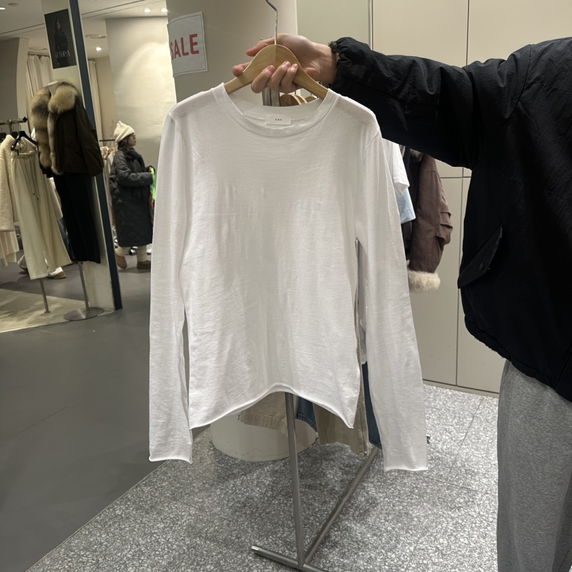 SOF㊣東大門實拍女士新款休閑人氣時尚推薦職業長袖T恤春款SOF長袖T恤圖色1