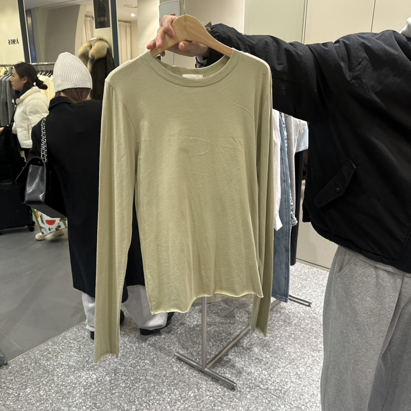 SOF㊣東大門實拍女士新款休閑人氣時尚推薦職業長袖T恤春款SOF長袖T恤圖色3