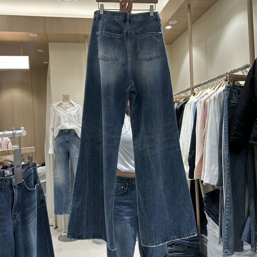 VINTAGE VIBE㊣東大門實拍女裝新品職業真品推薦牛仔褲春款VINTAGE VIBE牛仔褲