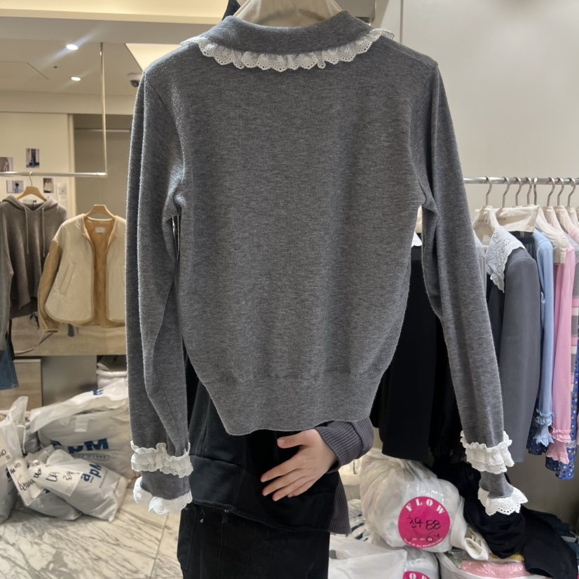 BY FLOW韓國直郵㊣女裝新款職業真品人氣時尚推薦熱賣針織衫BY FLOW針織衫