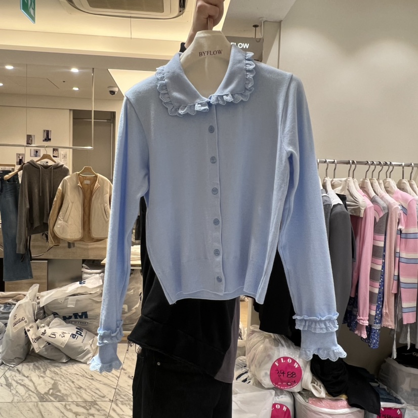 BY FLOW韓國直郵㊣女裝新款職業真品人氣時尚推薦熱賣針織衫BY FLOW針織衫圖色3