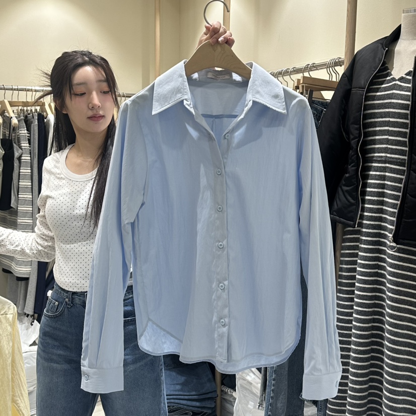 VINTAGE VIBE韓國代購㊣女士新款推薦熱賣職業襯衫蕾絲衫春款VINTAGE VIBE襯衫/蕾絲衫圖色3