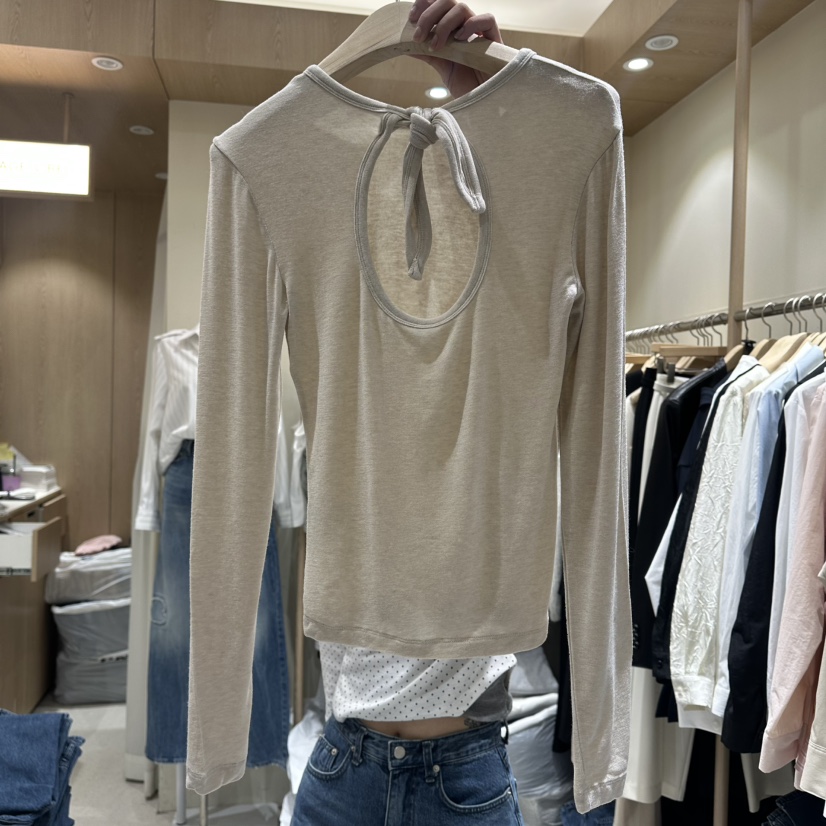 VINTAGE VIBE㊣東大門實拍女裝新款推薦時尚人氣長袖T恤春款VINTAGE VIBE長袖T恤