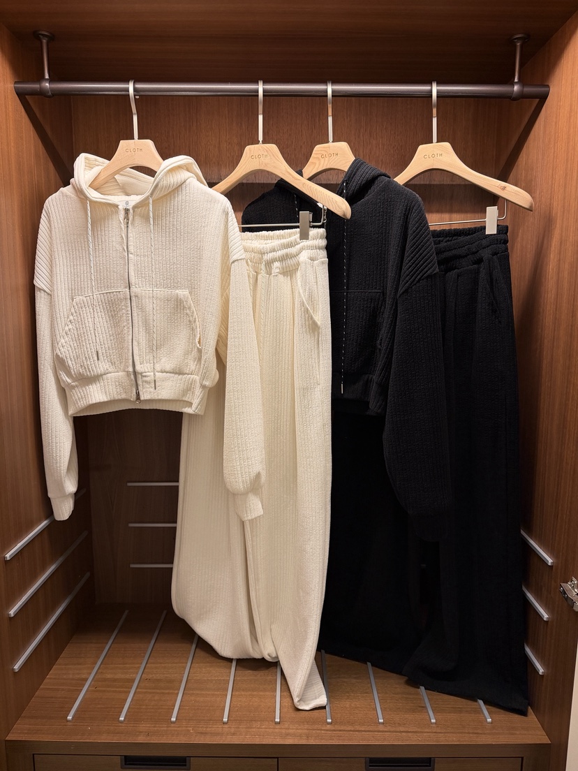 CLOTH㊣東大門代購女裝新款休閑人氣時尚推薦真品套裝拉鏈套裝CLOTH套裝