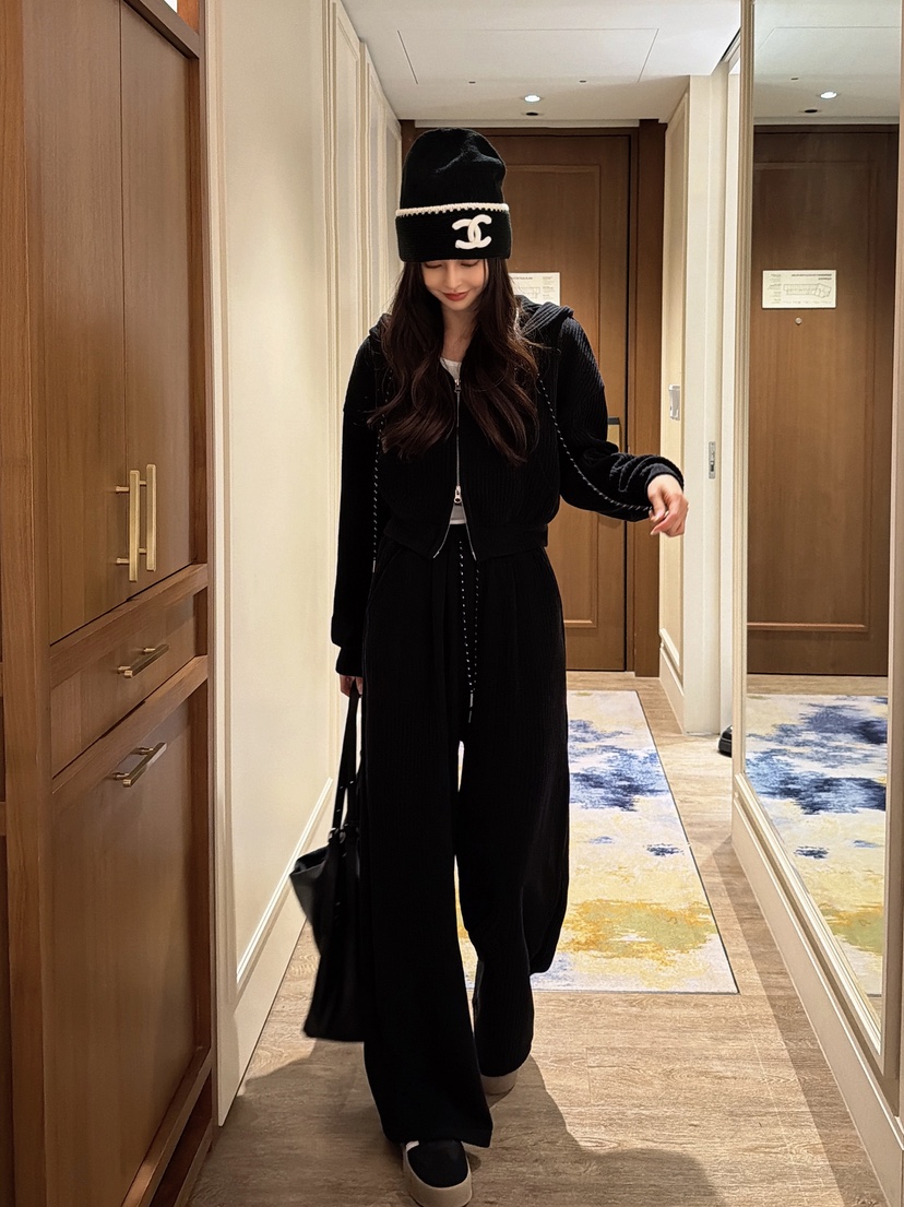 CLOTH㊣東大門代購女裝新款休閑人氣時尚推薦真品套裝拉鏈套裝CLOTH套裝