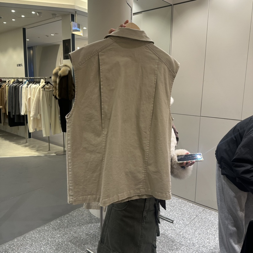 SOF韓國直郵㊣女裝新款人氣職業推薦真品時尚馬甲拉鏈春款棉質SOF馬甲