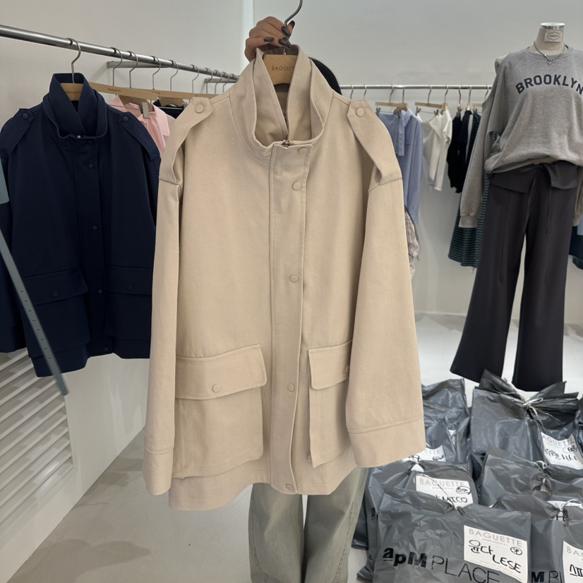 BAGUETTE-P東大門直郵㊣女裝新款真品人氣職業熱賣夾克春款BAGUETTE-P夾克圖色1