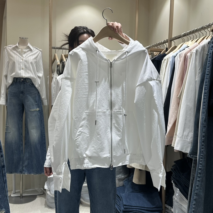 VINTAGE VIBE㊣東大門代購女士新品真品職業休閑衛衣春款褶裥VINTAGE VIBE衛衣圖色1