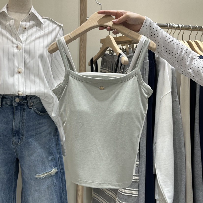 VINTAGE VIBE東大門直郵女士新款時尚職業熱賣吊帶背心春款VINTAGE VIBE吊帶/背心圖色2