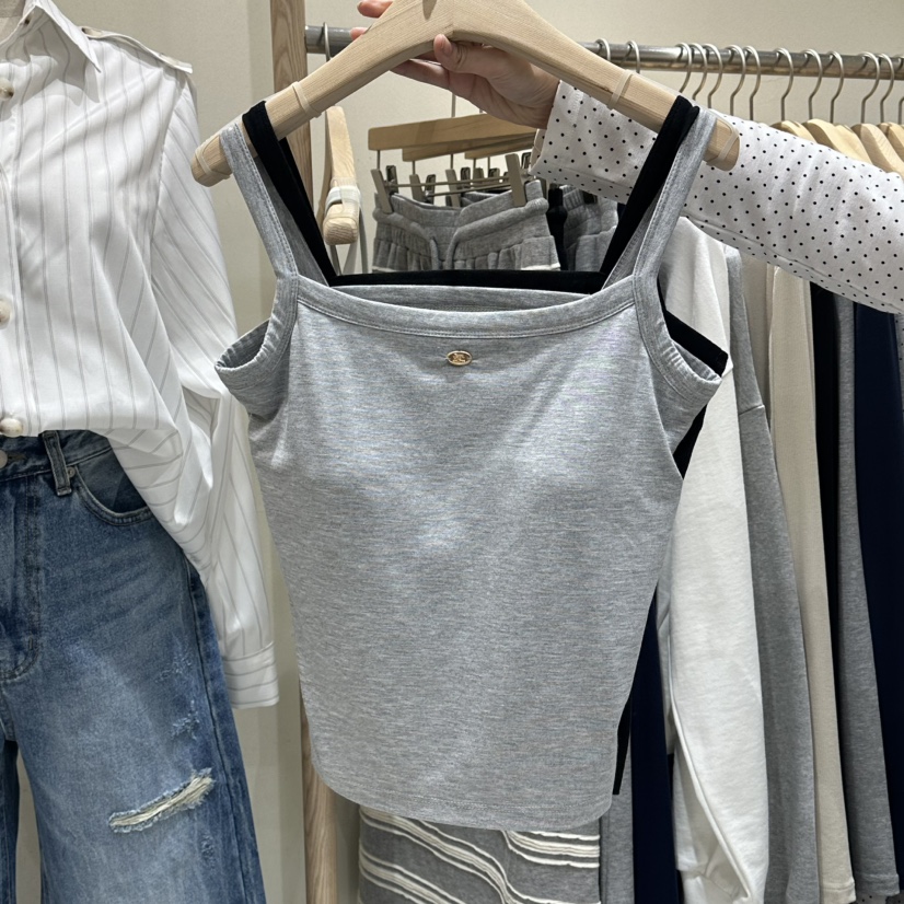 VINTAGE VIBE東大門直郵女士新款時尚職業熱賣吊帶背心春款VINTAGE VIBE吊帶/背心圖色4