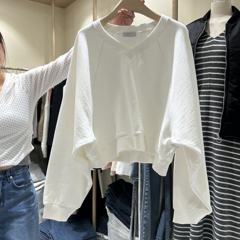 VINTAGE VIBE韓國代購女裝新品休閑推薦25秋冬衛衣花朵春款VINTAGE VIBE衛衣圖色1