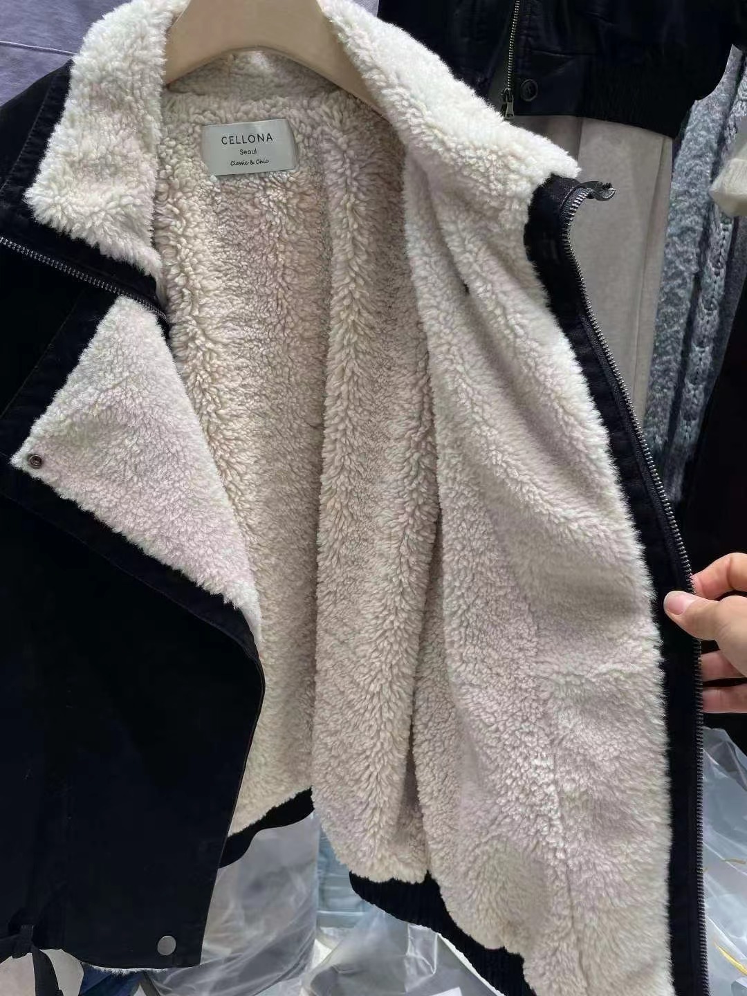 CELLONA東大門實拍女裝新款25秋冬推薦時尚熱賣人氣職業夾克CELLONA夾克