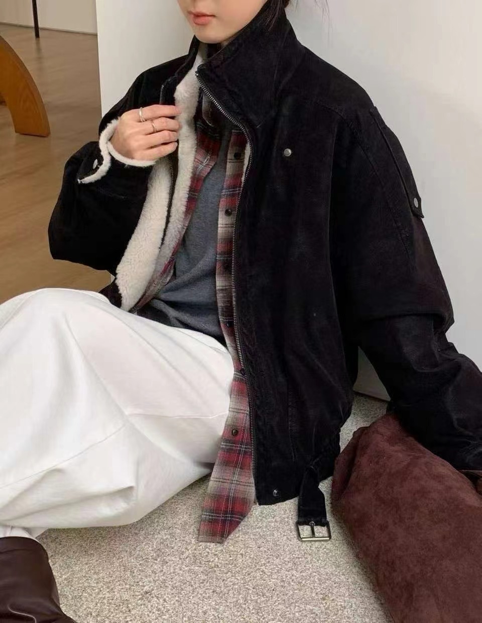 CELLONA東大門實拍女裝新款25秋冬推薦時尚熱賣人氣職業夾克CELLONA夾克