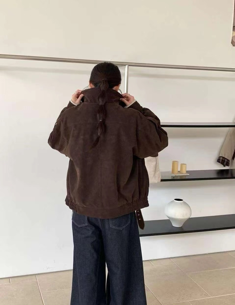 CELLONA東大門實拍女裝新款25秋冬推薦時尚熱賣人氣職業夾克CELLONA夾克