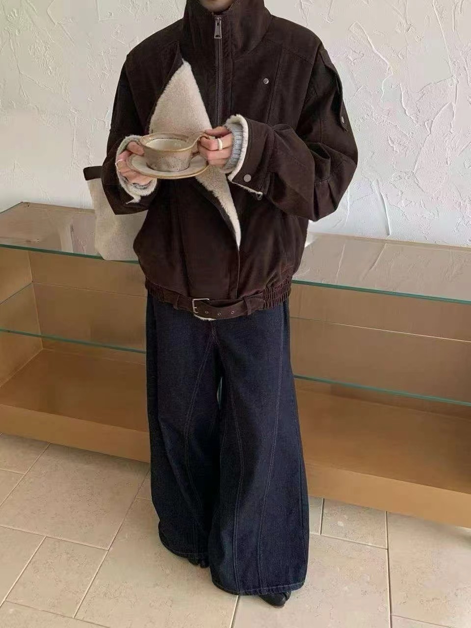 CELLONA東大門實拍女裝新款25秋冬推薦時尚熱賣人氣職業夾克CELLONA夾克