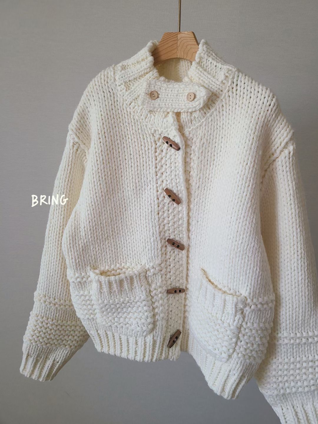 BRING東大門直郵女裝新品時尚人氣休閑25秋冬熱賣推薦針織衫BRING針織衫圖色1