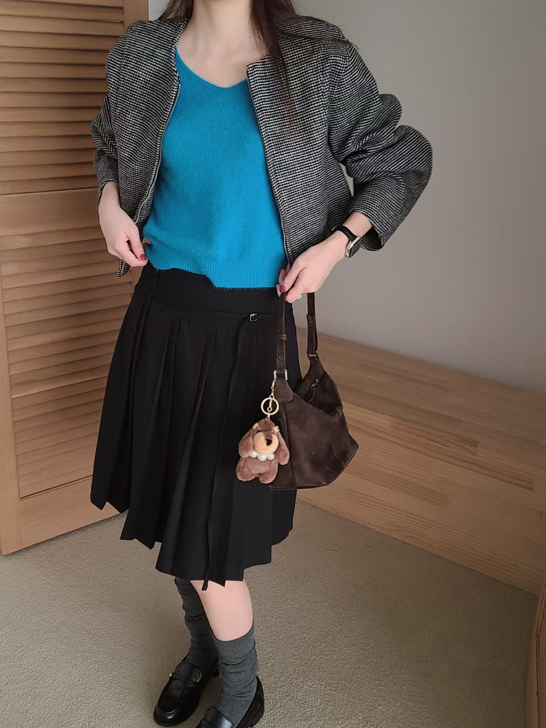 BRING東大門實拍女士新款人氣熱賣職業25秋冬時尚休閑夾克BRING夾克